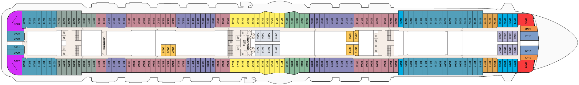 Princess Cruises Discovery Princess Deck 9 - Dolphin.png